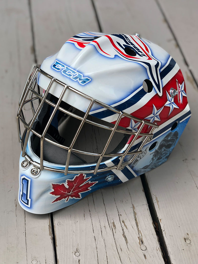 Bancroft Jets mask front