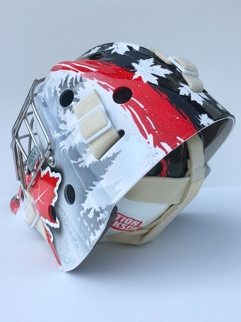 Canada and Welland mask back left