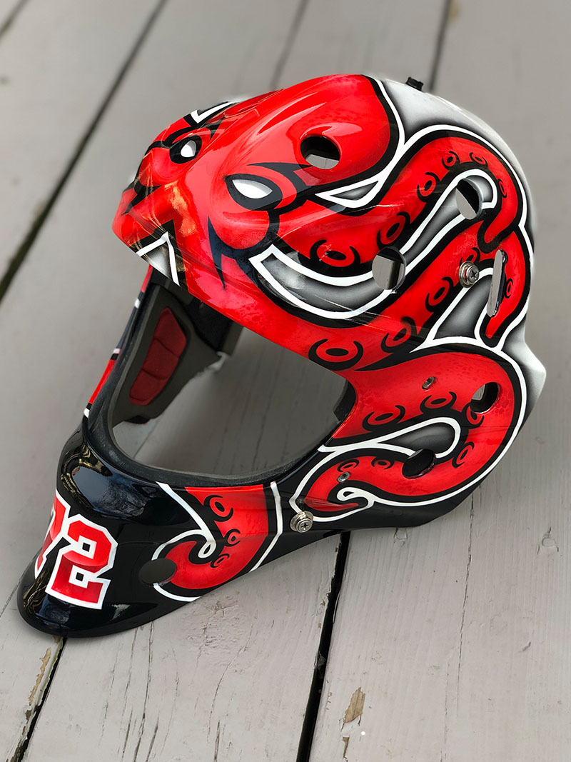 Octopus mask left