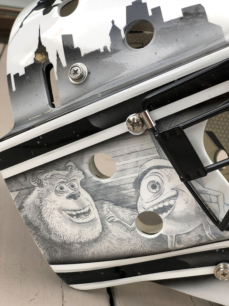 Spiderman Monsters Inc. detail