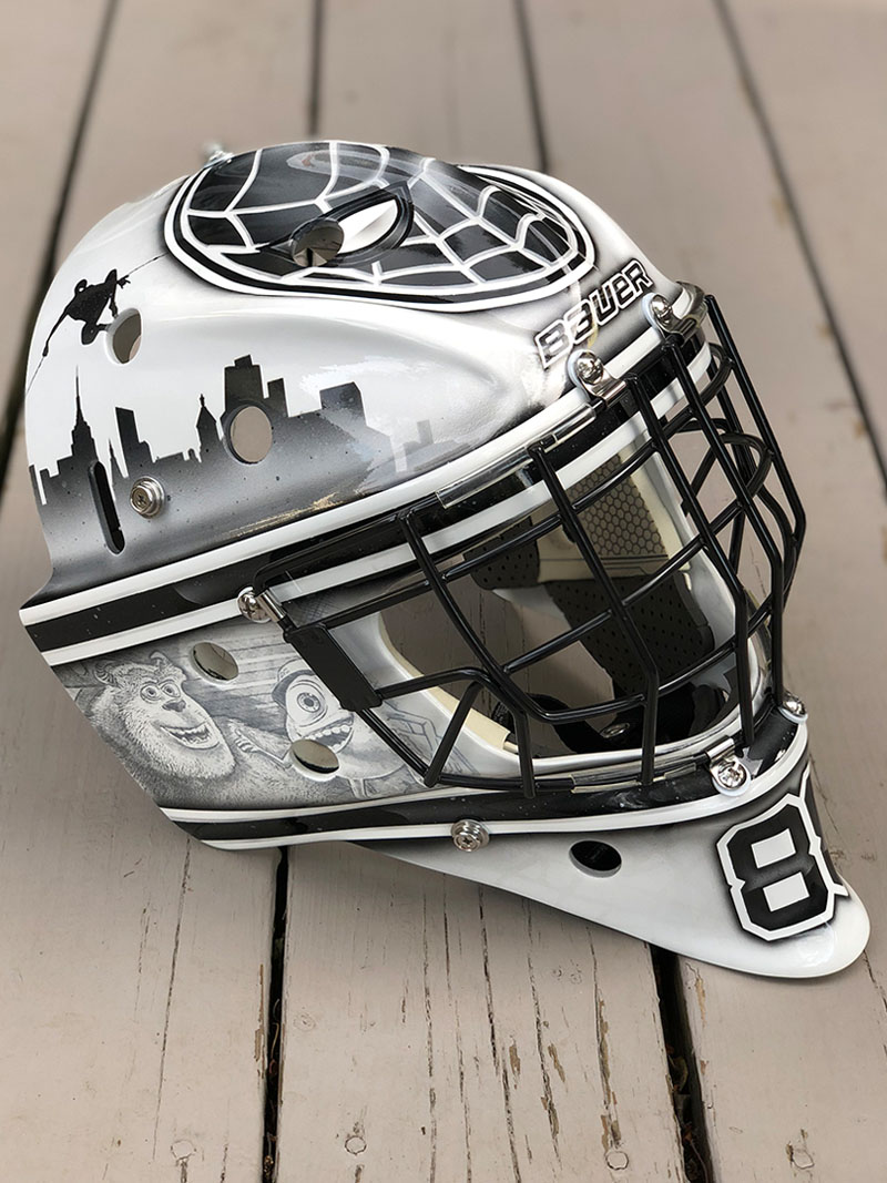 Potvin Leafs Replica Mask – Ironclad Custom Paint