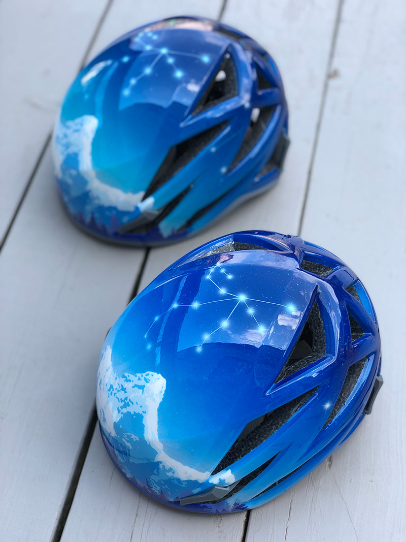 Vapor mountain climbing helmets top