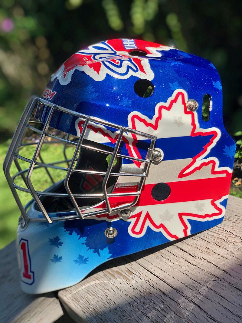 Vaughan Rangers mask detail